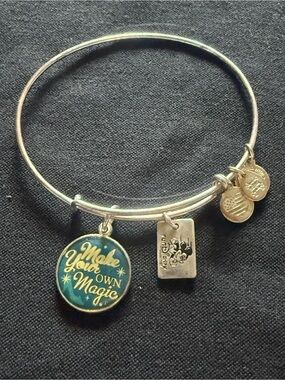 Alex & Ani RunDisney Charm Bangle Bracelet with 'Make Your Own Magic' Disc